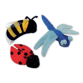Obrázek z Hmyz plyš 13-20cm, 3dr (včela,beruška,vážka) 